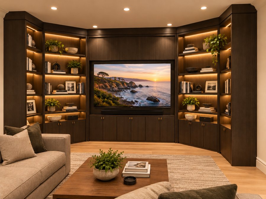 Coastal media room