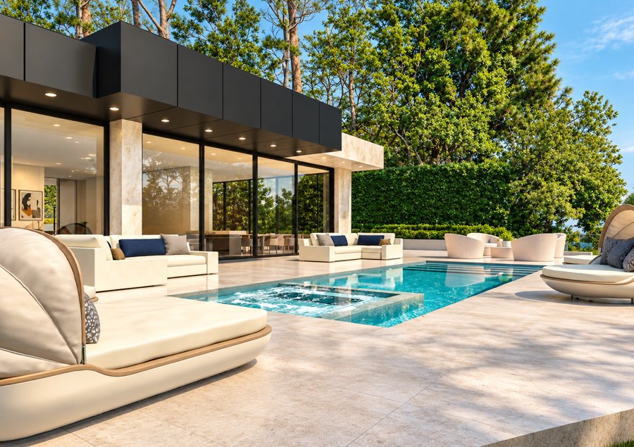 Poolside living