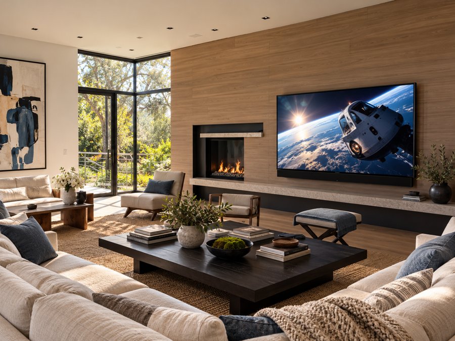 Contemporary media room
